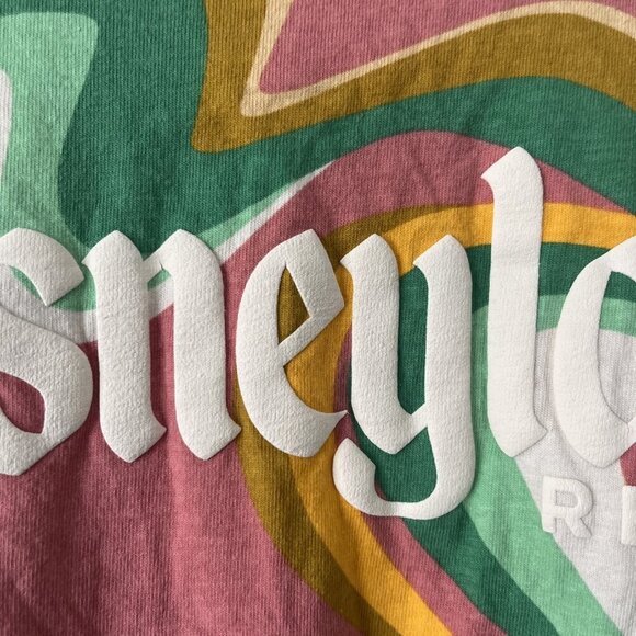 Disney Disneyland Kids Size XL 14 Spirit Jersey Retro Swirl Psychedelic Shirt - Picture 7 of 10